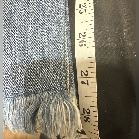 Kancan Distressed Straight Fit Paint Splattered High Rise Jeans Size 1/ 24 - Picture 6 of 7